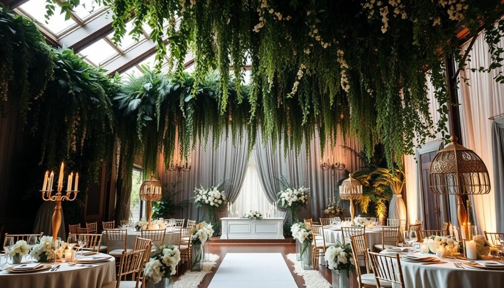 indoor wedding decor with sage green accents indoor wedding decor with sage green accents
