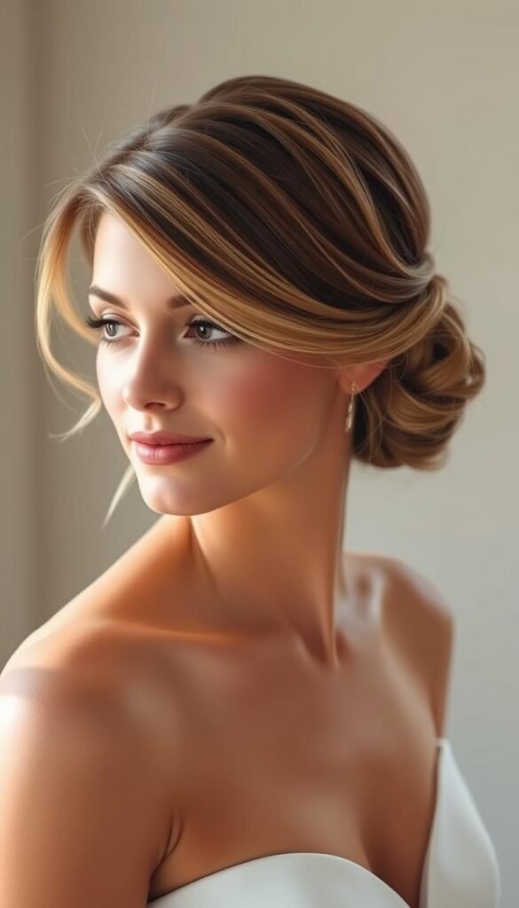 low chignon wedding hair low chignon wedding hair
