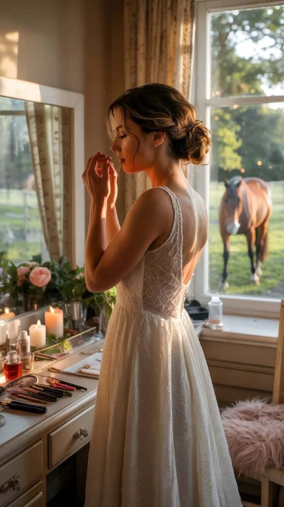 minimalist bridal chignon example