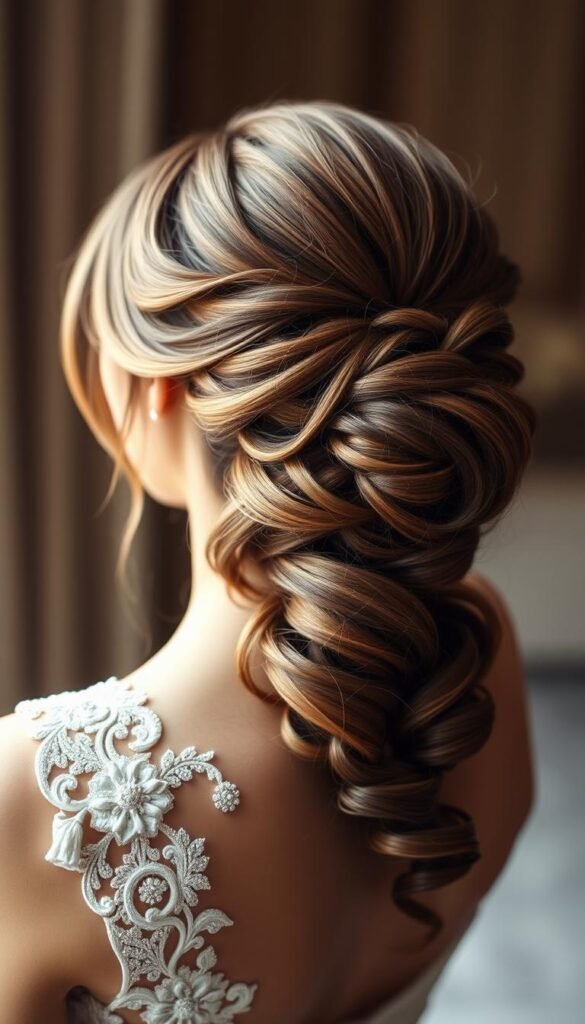 bridal chignon hair length bridal chignon hair length